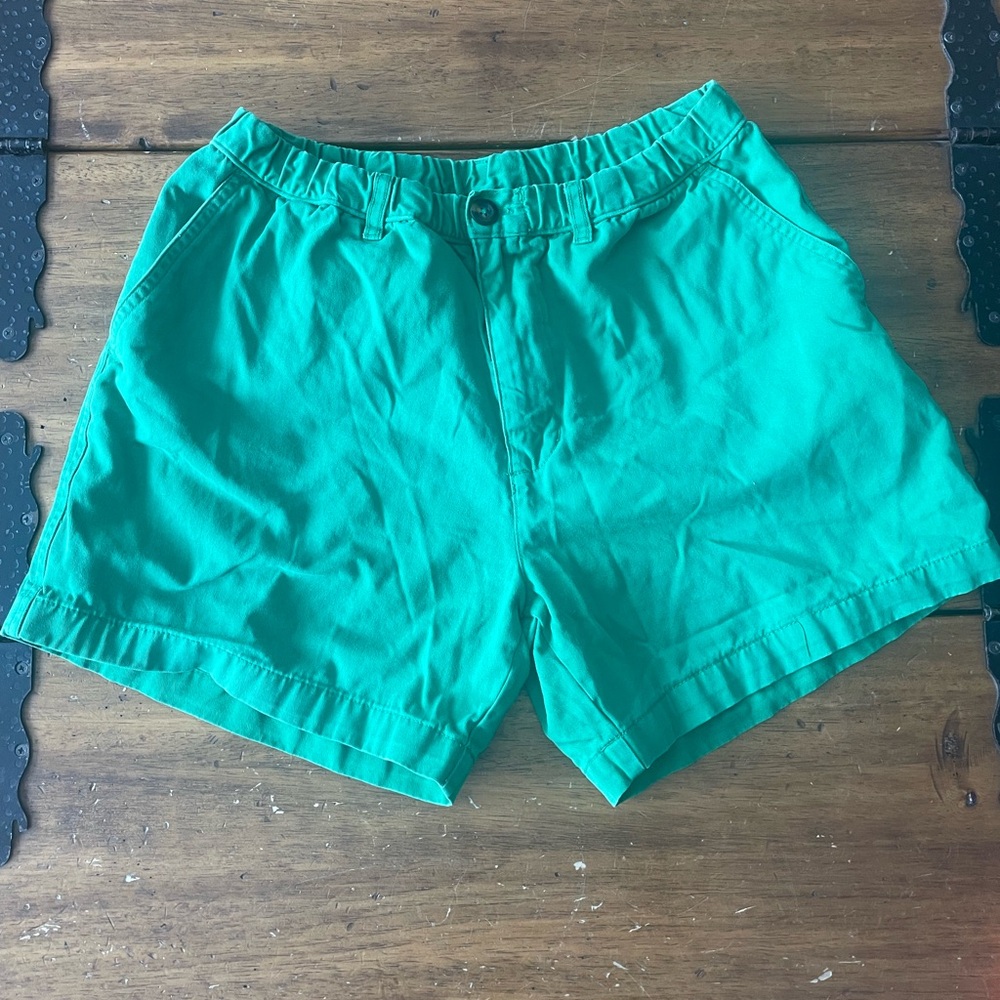 Bearbottom Bear Bottom Stretch Shorts Kelly Green Size Medium M Elastic Waist